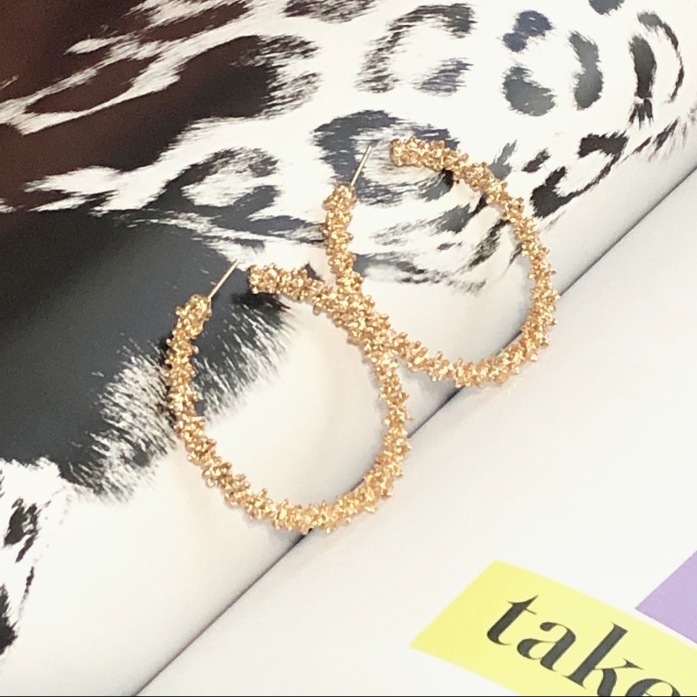 Malanga Messy Gold Hoops